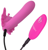 Venus Butterfly Silicone Remote Pulsating Venus G - Pink