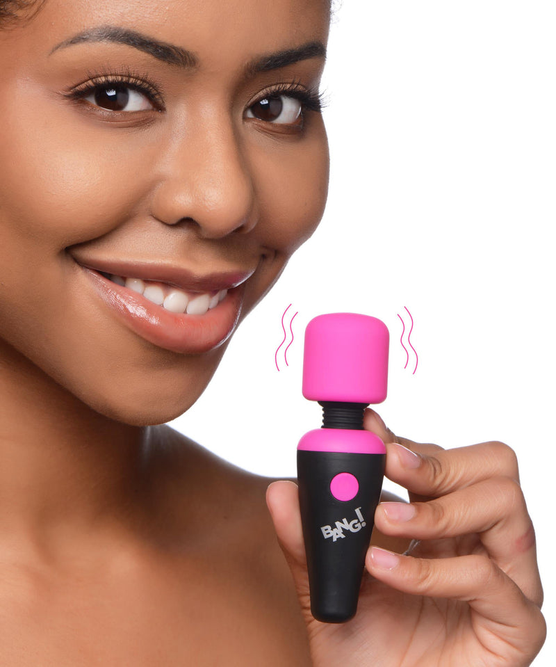 "Bang - 10x Vibrating Mini Silicone Wand - Pink BNG-AG786-PINK"