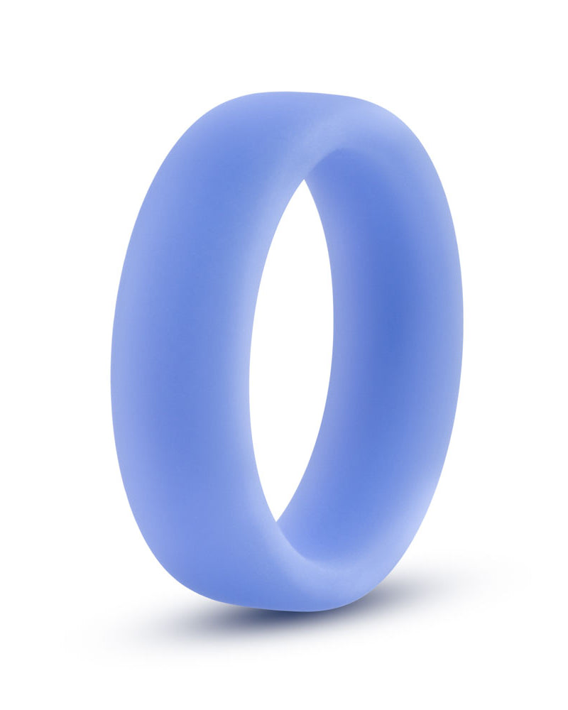 Performance - Silicone Glo Cock Ring - Blue Glow