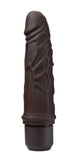 Dr. Skin Silicone - Dr. Robert - 7 Inch Vibrating Dildo - Brown