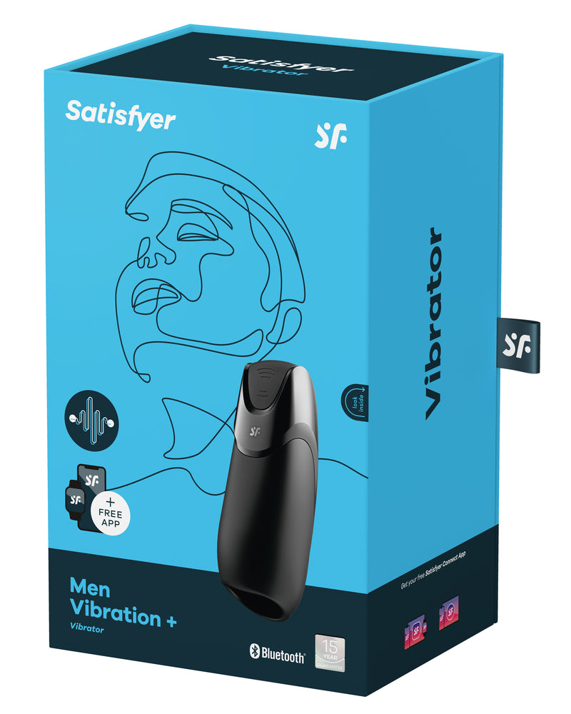 "Men Vibration Plus Vibrator - Black SAT-9016570"