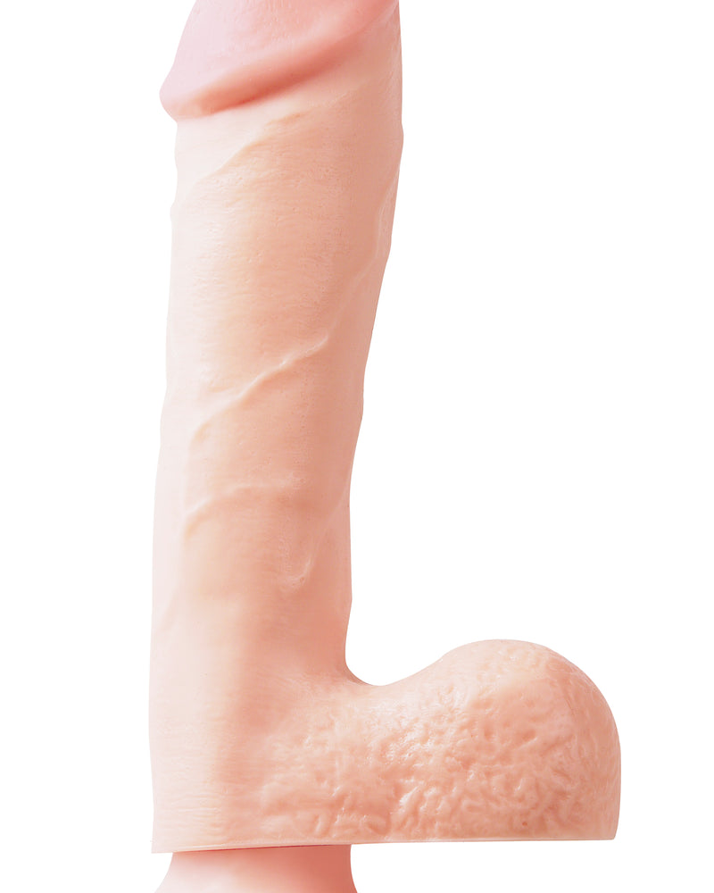 "Basix Rubber Works - 7.5 Inch Dong With Suction Cup - Flesh PD4221-21"