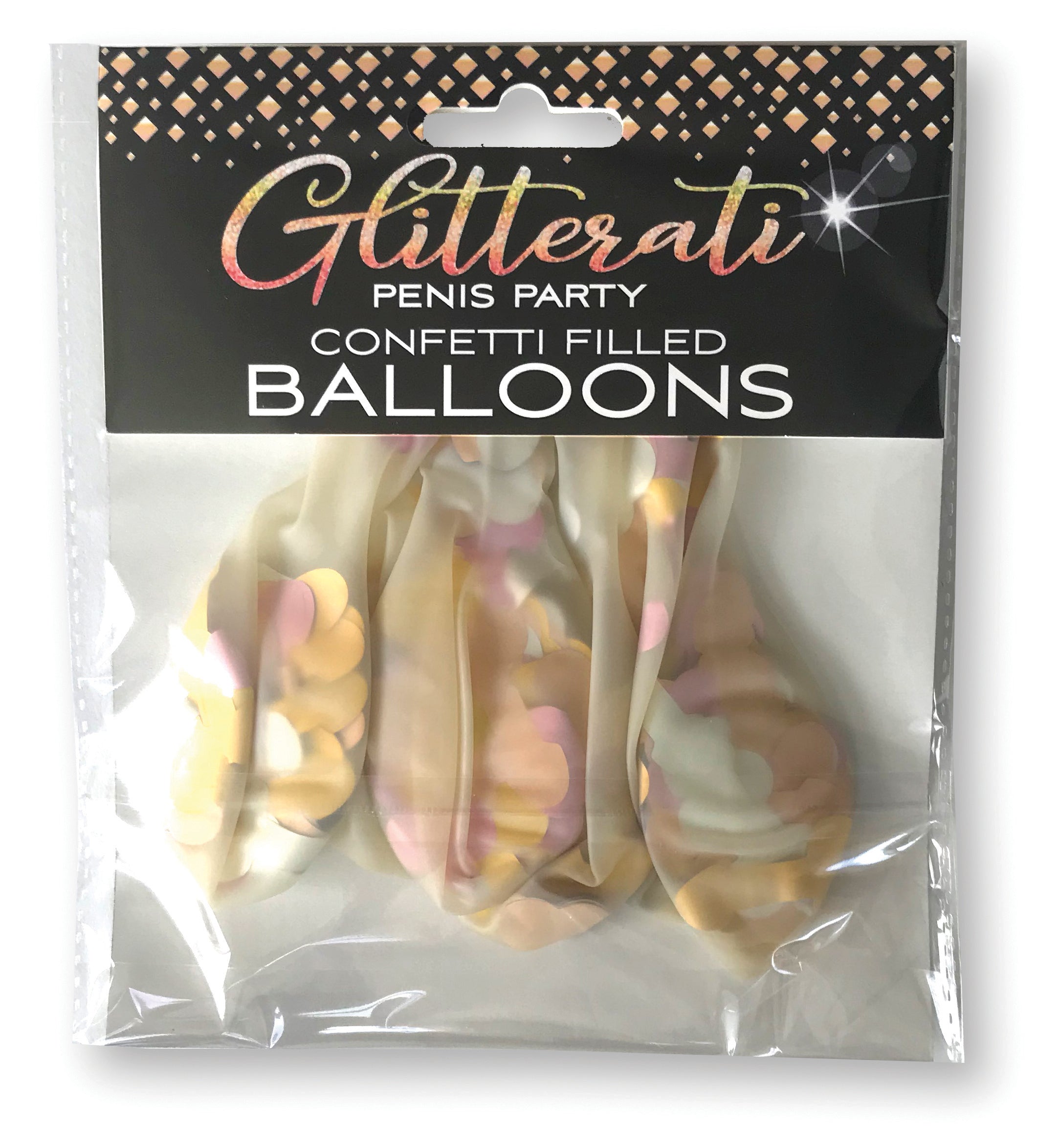 "Glitterati Penis Party Confetti Balloon CP-1032"