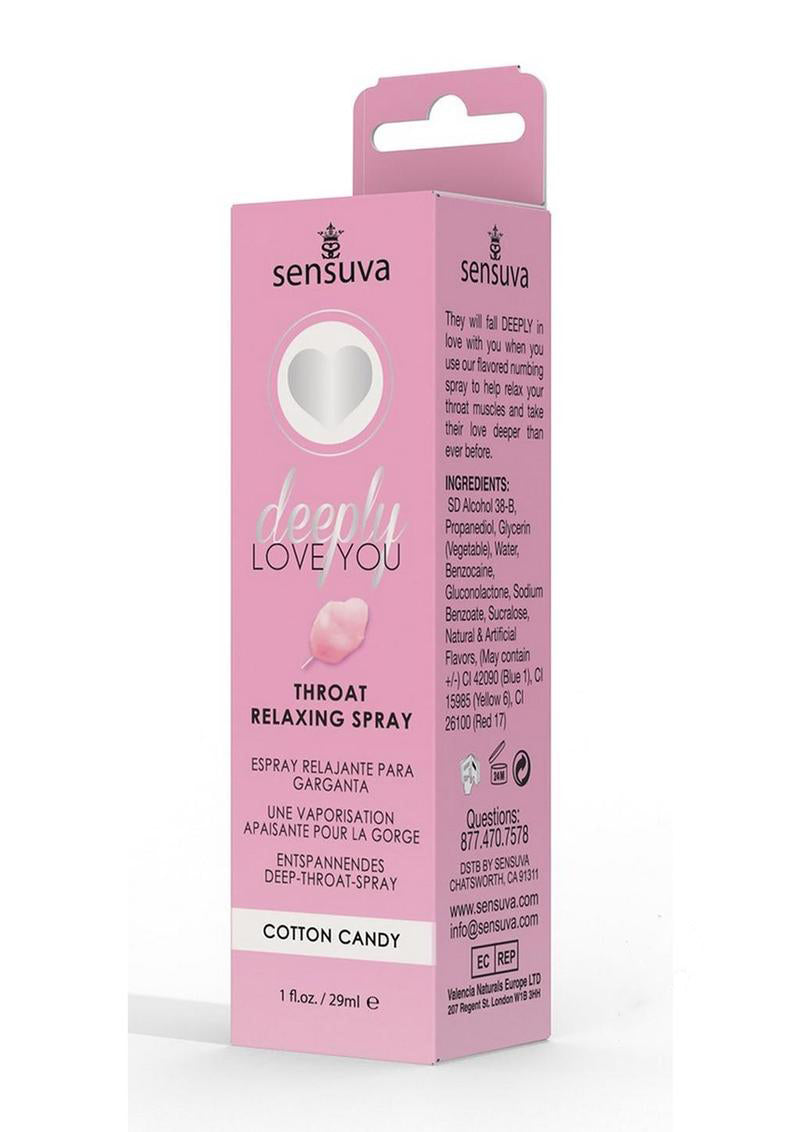 "Deeply Love You Throat Relaxing Spray - 1 Fl. Oz. - Cotton Candy SEN-VL501-ML"