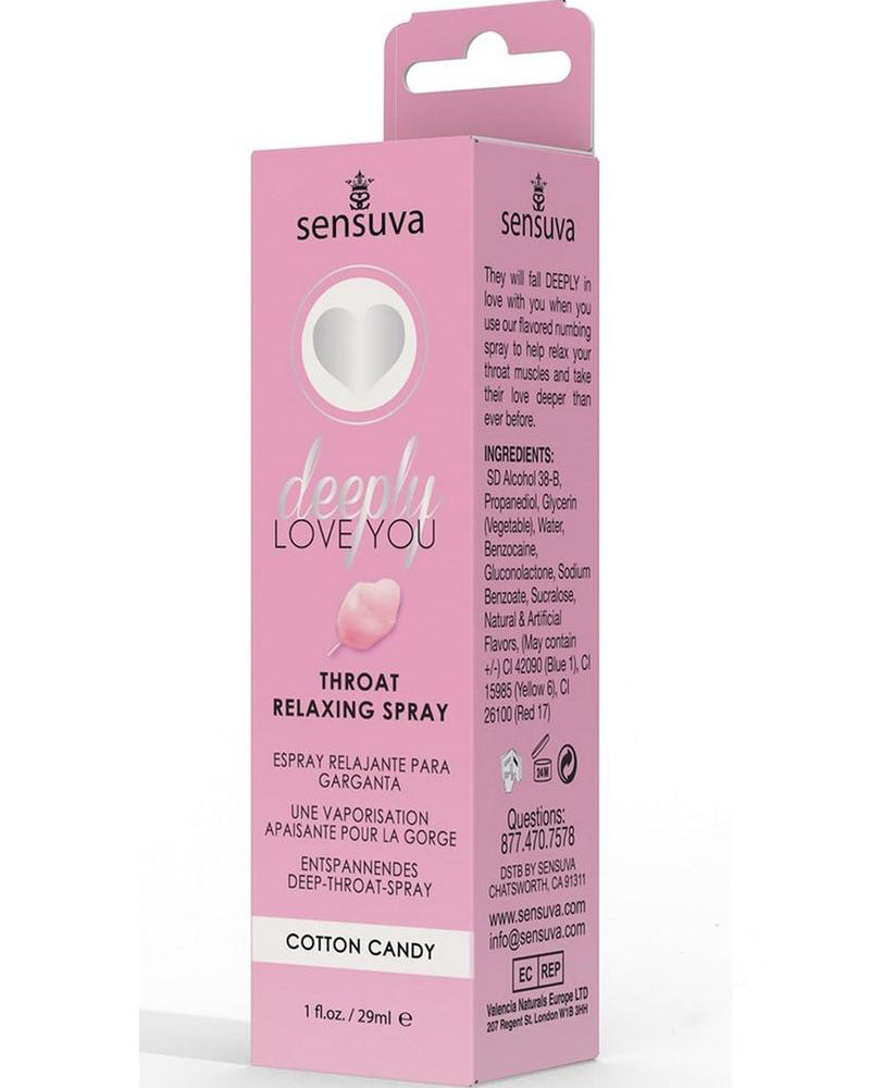 "Deeply Love You Throat Relaxing Spray - 1 Fl. Oz. - Cotton Candy SEN-VL501-ML"