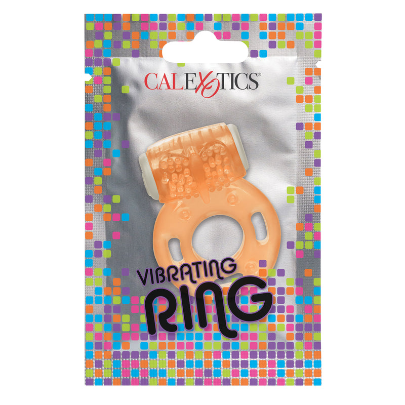 "Foil Pack Vibrating Ring - Orange SE8000351"