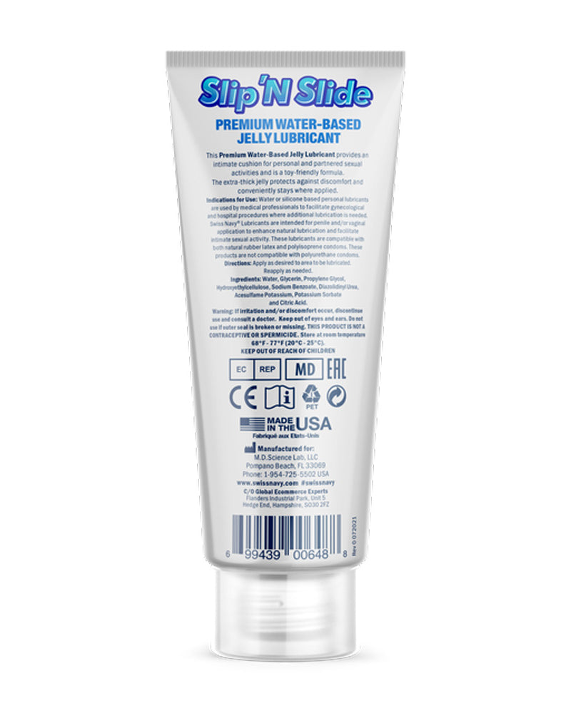 Swiss Navy Slip N Slide - Premium Jelly Lubricant - 2 Fl. Oz.