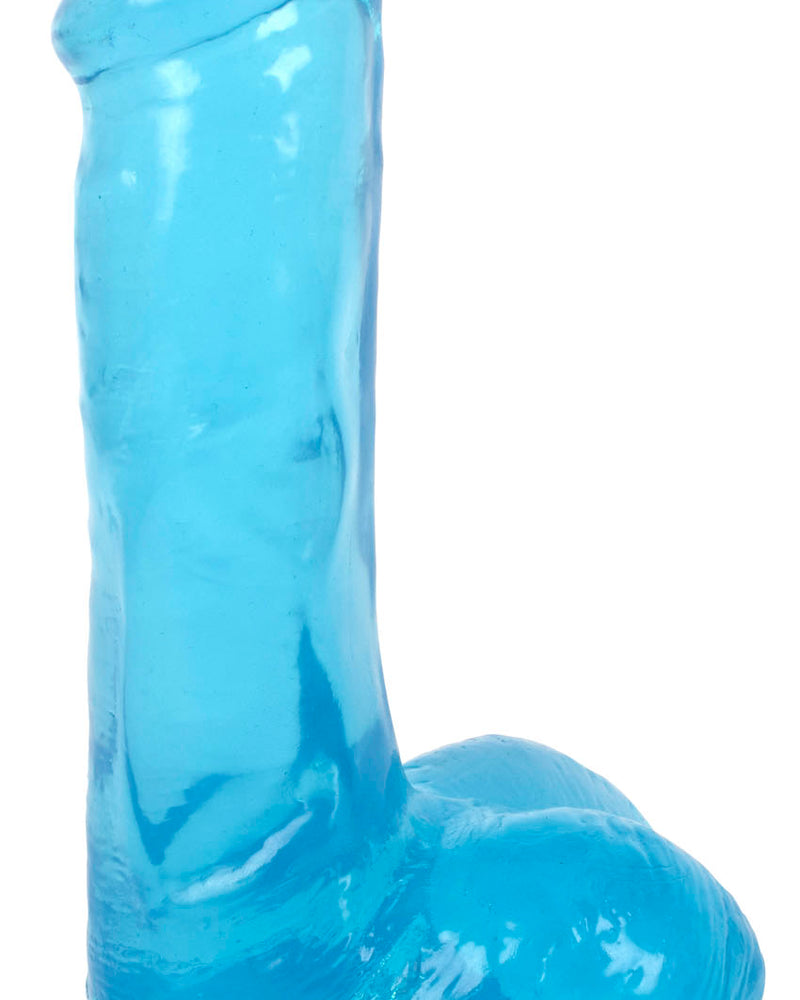 "Lollicock 6 Inch Slim Stick With Balls - Berry Ice CN-14-0511-46"