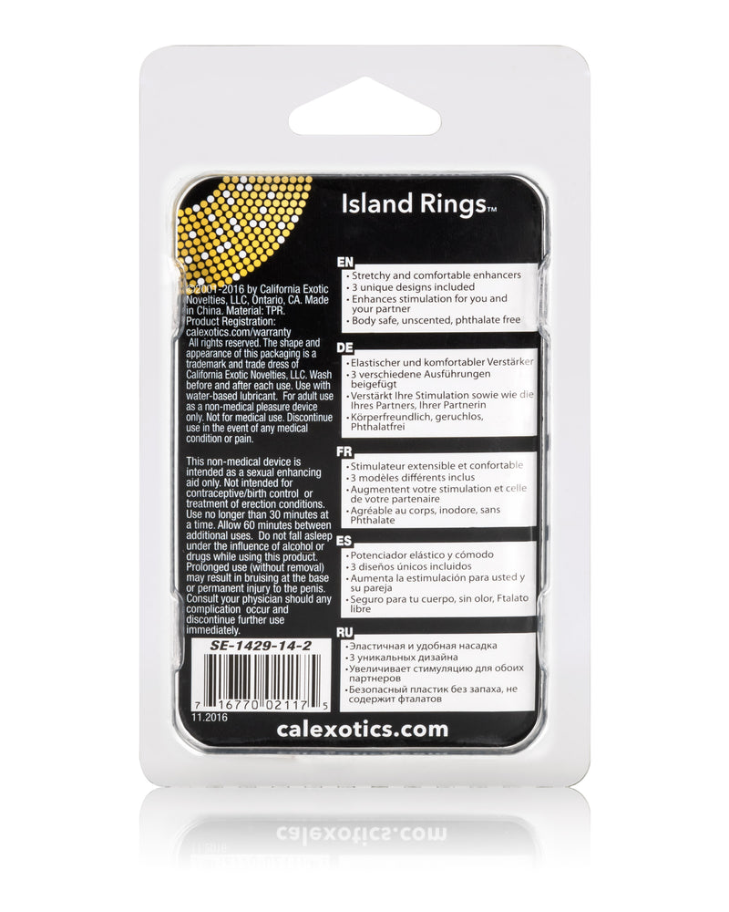 Island Rings - Purple