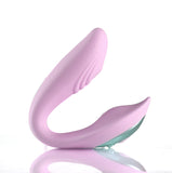 Harmonie Rechargeable Remote Silicone Bendable Vibrator - Pink