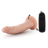 Dr. Skin - Dr. Dave - 7 Inch Vibrating Cock With Suction Cup - Vanilla Ea